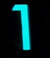 Huisnummer 1 - glow-in-the-dark 10K1