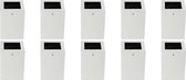 LED Opbouwspot 10 Pack - Plafondspot - Viron Halo - GU10 Fitting - Vierkant - Mat Wit - Aluminium
