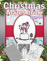 Christmas Mazes book ages 4-8