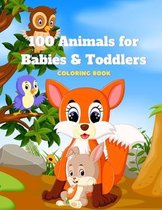 100 Animals for Babies & Toddlers - Coloring Book