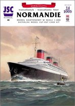 Normandie, Franse transatlantic liner, bouwplaat, schaal 1/400