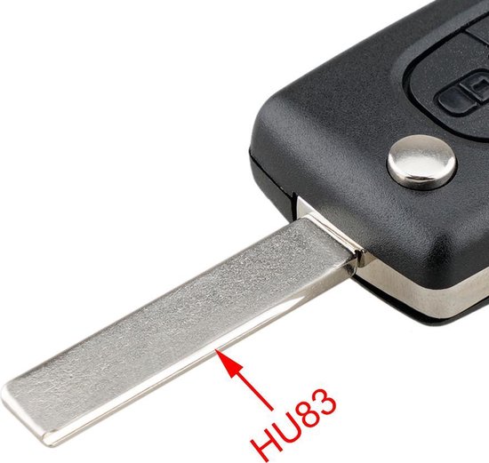 Peugeot klapsleutel 207 - 307 - 308 - 407 - 3008 - sleutel | bol