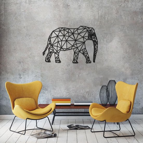 Éléphant - Géométrique 79 x 115 cm