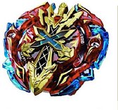 Tol voor beyblade burst - speelgoed - single top - EXCLUSIEF launcher blauw rood zwaard
