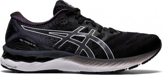 ASICS GEL-Nimbus 23 Wide Heren - Sportschoenen - zwart/wit - maat 40 |  bol.com