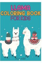 llama coloring book for kids