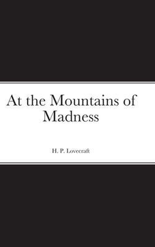 At the Mountains of Madness - cover