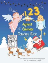 Advent Calendar 24 numbered Christmas coloring pages one for each day of Advent