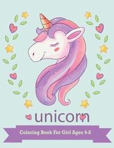 Unicorn Coloring Book For girls Ages 4-8