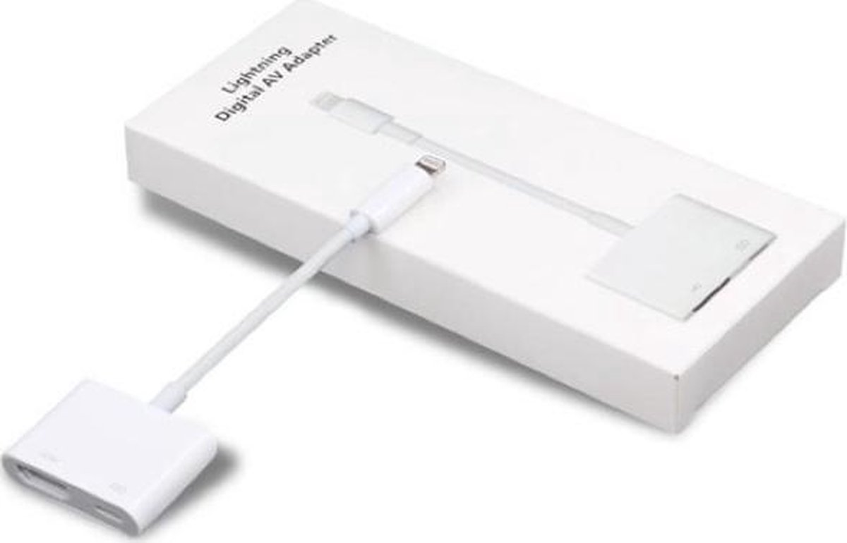 Lightning naar digital AV Adapter HDMI voor Iphone Ipad
