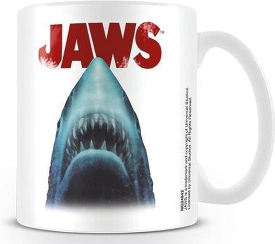 Jaws mok - Jaws movie film - 350 ML - Keramiek - Cadeau tip 2021