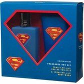 Superman Cologne Men 75ml  - Cologne - Badschuim 150ml - Geschenkset - Cadeauset - Eau De Toilette