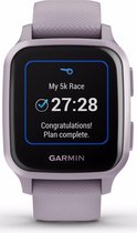 Bol.com Garmin Venu Sq Health Smartwatch - Sporthorloge met GPS Tracker - 5ATM Waterdicht - Lavender/Rose Purple - Maat: 41 - Fo... aanbieding