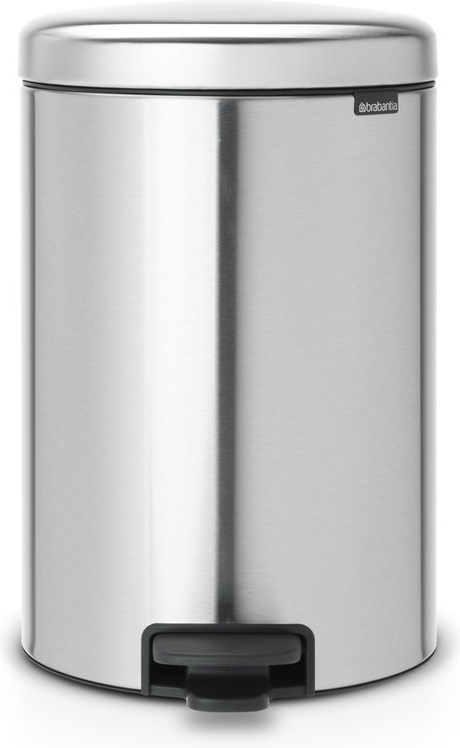 Brabantia NewIcon Prullenbak - 20 liter - Matt Steel Fingerprint Proof