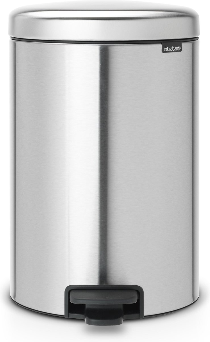 Goedkoopste Brabantia NewIcon Prullenbak - 20 liter - Matt Steel Fingerprint Proof