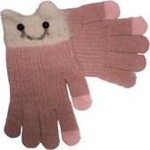 Handschoenen MIGNON voor kids (tot 8-9 j.) van BellaBelga - roze