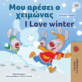 Greek English Bilingual Collection- I Love Winter (Greek English Bilingual Book for Kids)