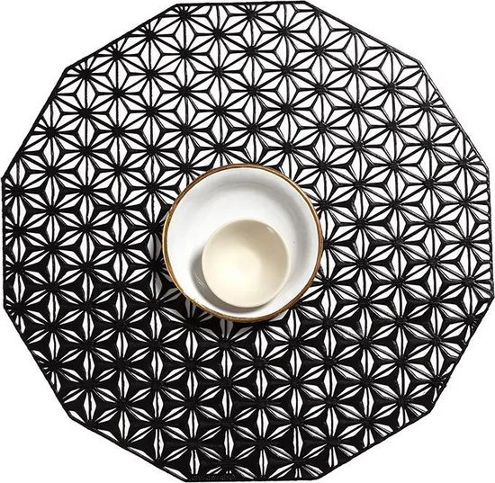 Chilewich Placemat Kaleidoscope Black