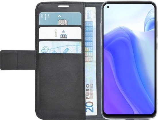 Azuri hoesje geschikt voor Xiaomi Mi 10T/10T Pro- Walletcase - Zwart
