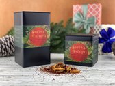 Moments Santa's Favorite - Kerst thee - Kerst cadeau - Losse thee - Rooibos thee - Kaneel en vanille smaak - 75 gram | 25 kopjes - In luxe bewaarblik