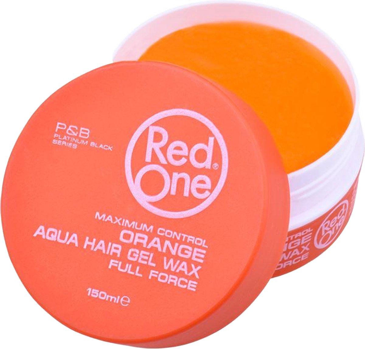Red One Orange | Aqua haar gel wax | Red One Wax | Red One Gel | Oranje