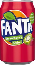 Fanta Strawberry Kiwi Canettes Plateau 24 Morceaux de Soda