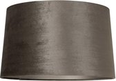 Lampenkap rond velvet velours taupe (r-000SP31577)