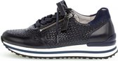 Gabor Comfort Blauwe Sneaker H-leest