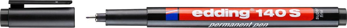 Edding - 140 S Permanent Pen Foliestift - Zwart