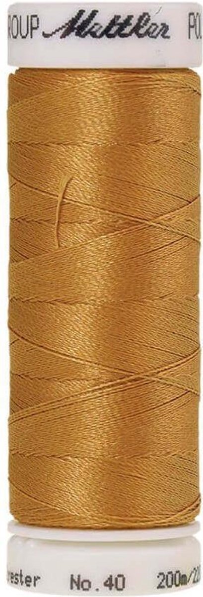 AMANN POLYSHEEN NAAI-BORDUURGAREN, COL-0842 GOUD-GEEL, 200M, PER STUK.