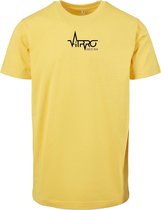 FitProWear Casual T-Shirt Heren Donker geel - Maat M - Shirt - Sportshirt - Casual Shirt - T-Shirt Ronde Hals - T-Shirt Slim Fit - Slim Fit Shirt - T-Shirt korte mouwen