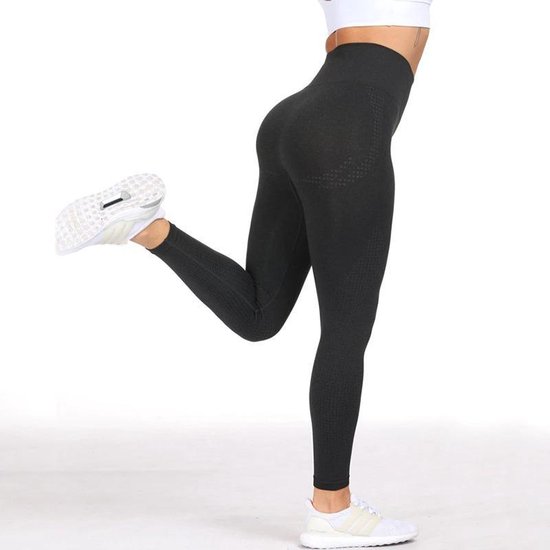 Sportlegging Dames - Zwart - High Waist 