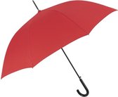 Perletti Paraplu Automatisch Windproef 103 Cm Microvezels Rood