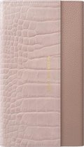 Pochette iDeal of Sweden Signature pour iPhone 12 Pro Max Misty Rose Croco