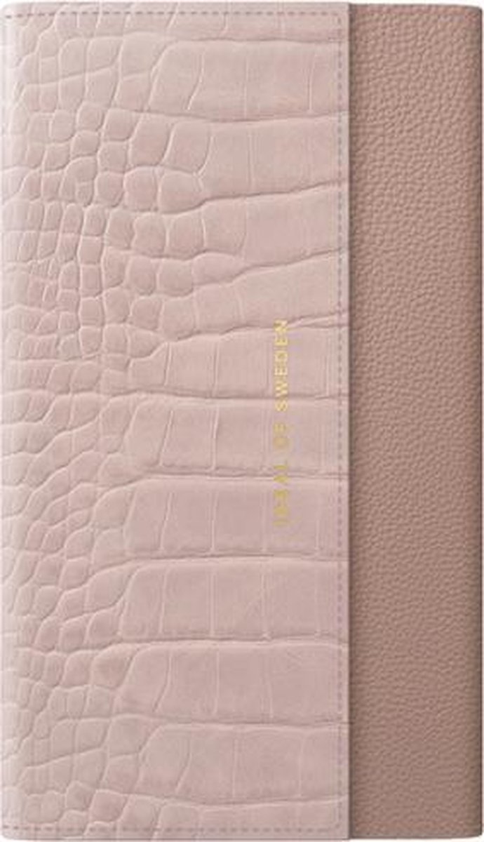 iDeal of Sweden Signature Clutch voor iPhone 12 Pro Max Misty Rose Croco