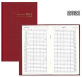 Brepols agenda 2021 - GENOVA + ABC - Plan-o-rama - Bordeaux - 2talig - Formaat: 9,2 x 16 cm