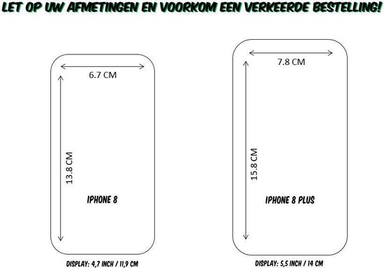 Smederij scheepsbouw hangen Matoemba® Apple iPhone 8 Plus Transparant Telefoonhoesje - Doorzichtig -  Telefoon -... | bol.com