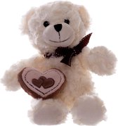 Pluche Beer hart 25cm | teddybeer | knuffelbeer | Valentijn | kinderkamer decoratie| geschenk | speelgoed