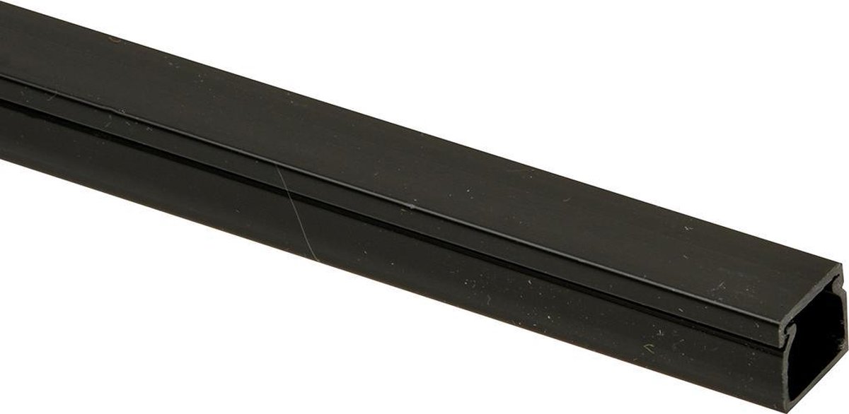 Kabelgoot - kunststof - 17x15mm 2 meter - zwart