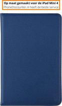 ipad mini 4 360 graden draaibare case | iPad Mini 4 beschermhoes | iPad Mini 4 multi stand case blauw | hoes ipad mini 4 apple | iPad Mini 4 boekhoes