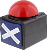 Sound Button Knop Zoemer Rood Kruis 10 meter bereik