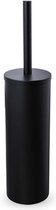 VDN Stainless Toiletborstel met houder - Toiletborstelhouder - Zwart - Wc borstel met houder - RVS - Vrijstaand