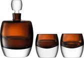 L.S.A. Whisky Club Whisky Set - Karaf en Glazen - Glas