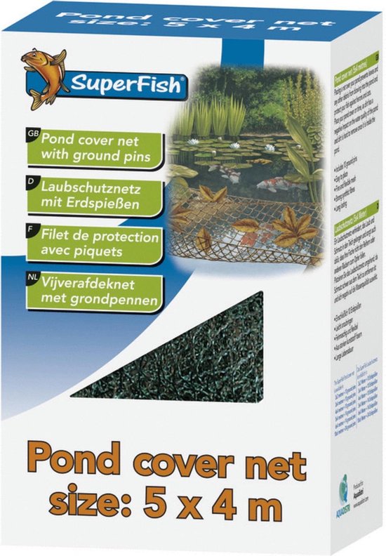 Superfish Vijverafdeknet 5x4 M+14 Pinnen