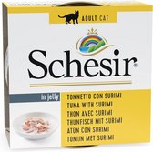 Schesir adult tonijn en surimi - 85 gr