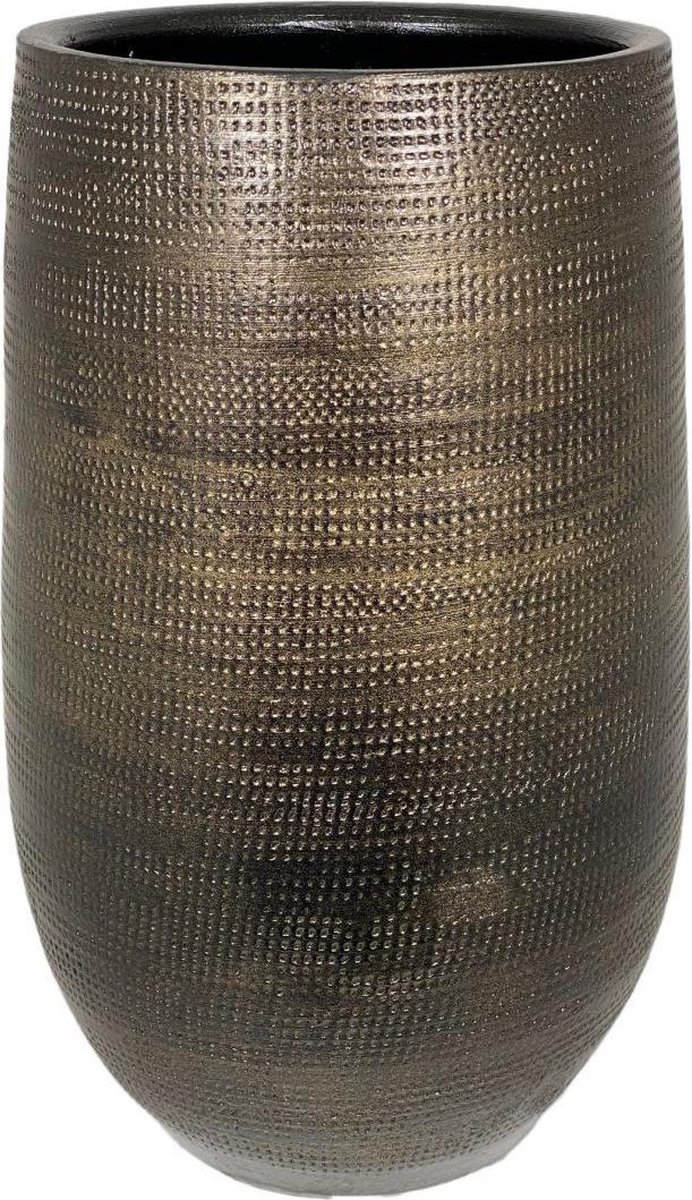 Vaas tokio d25h60cm goud