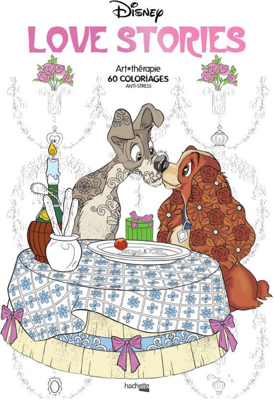 Disney love stories - Kleurboek voor volwassenen | bol.com
