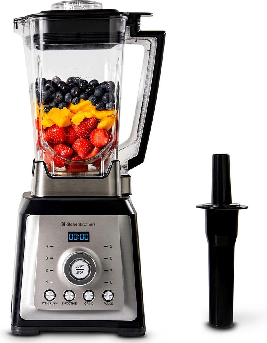 KitchenBrothers Power Blender 2000W 2L Smoothies