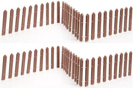 Verzoekschrift Ongepast backup Set van 3x stuks miniatuur tuinhekjes bruin 45 cm -  Hobbymateriaal/knutselmateriaal -... | bol.com