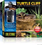 Exo Terra - TURTLE CLIFF -schildpadden eiland - AQUATIC TERRARIUM FILTER + ROCK - Medium - 	23 x 17 x 19.5 cm